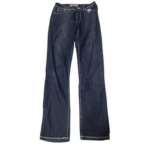 Crunch Women's‎ Jeans Dark Wash Size 16 Stretch Straight Leg